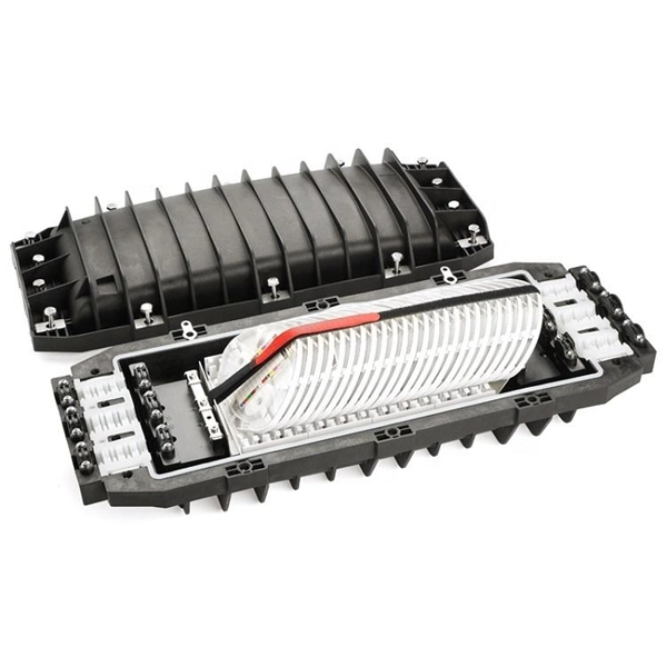 Cables are fixed in cable trays