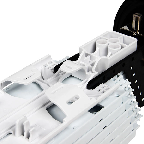 How to connect 5 fiber optic cables to a patch panel
