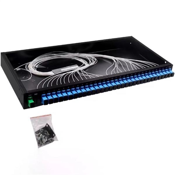 Fiber optic router placed in the room