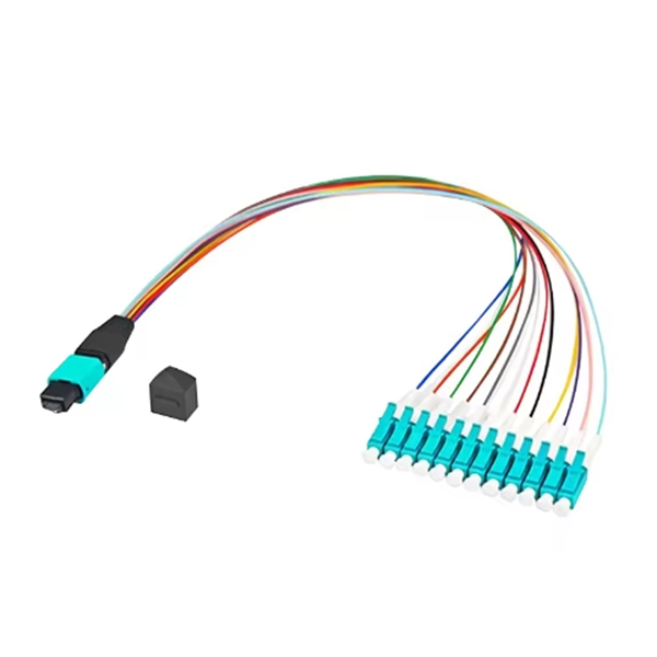 Where to plug the power cord into the fiber optic router 