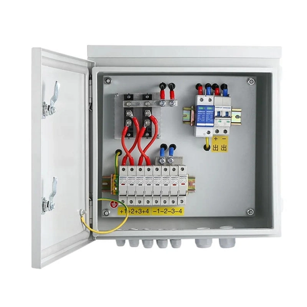 Fiber optic splice box figure-eight type 