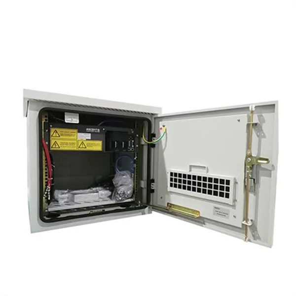 Wall-mounted fiber optic panel FC installation