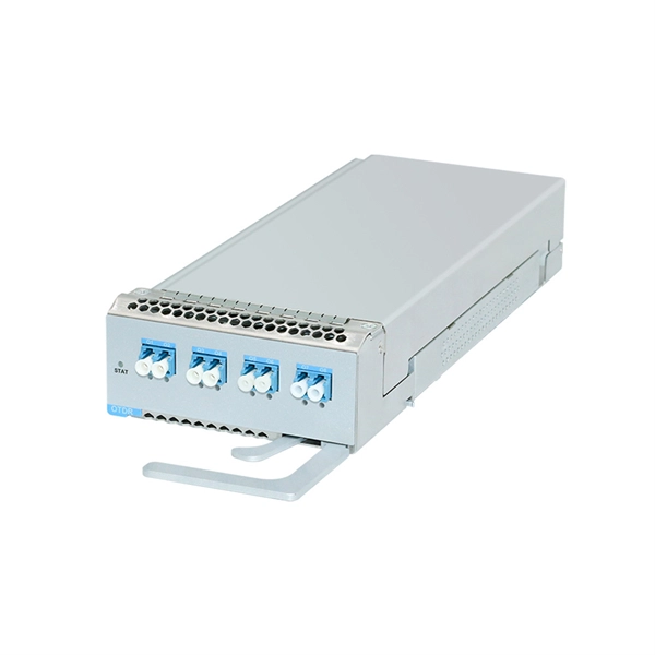 How far should the fiber optic cable be from the house