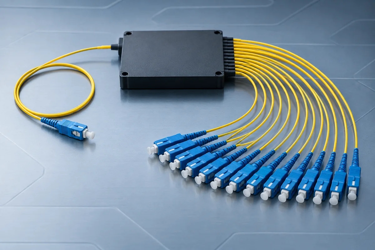 FTTH terminal box with sealed splice closure and splitter